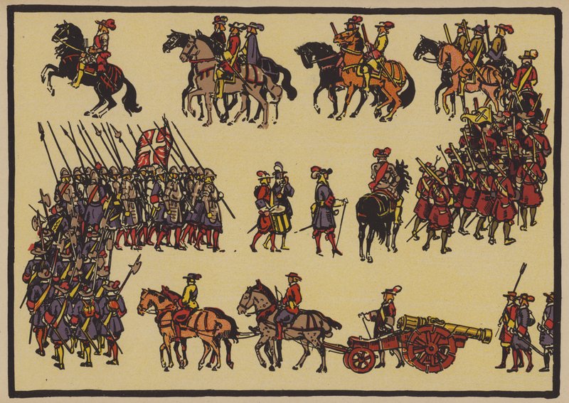 Forsvaret af Wil, 1647 af Jules Courvoisier