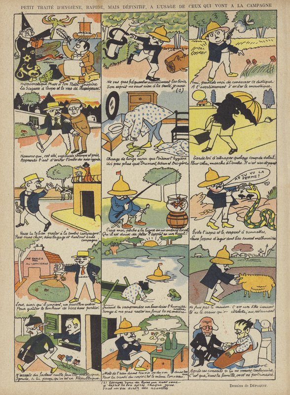 Illustration til Le Rire af Jules Depaquit