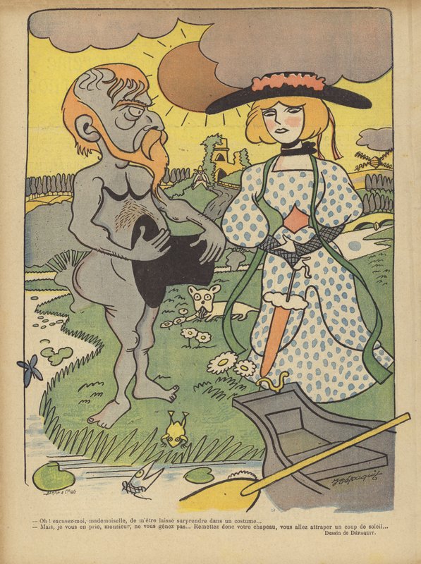 Illustration til Le Rire af Jules Depaquit