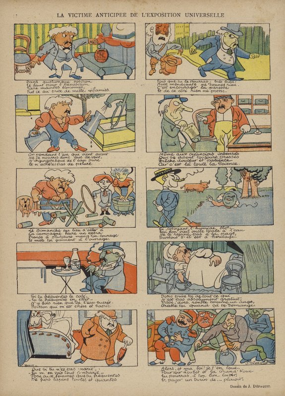 Illustration til Le Rire af Jules Depaquit