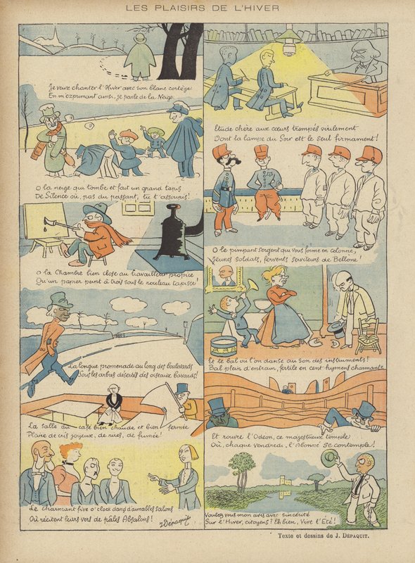 Illustration til Le Rire af Jules Depaquit