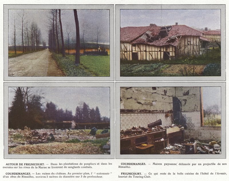 Omkring Frignicourt, Courdemanges, Courdemanges, Frignicourt af Jules Gervais Courtellemont