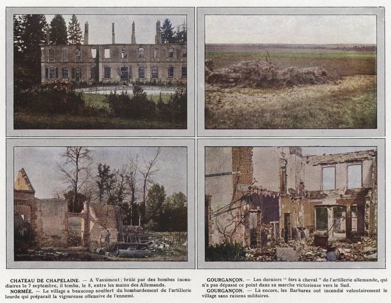 Chateau de Chapelaine, Gourgancon, Normee, Gourgancon af Jules Gervais Courtellemont