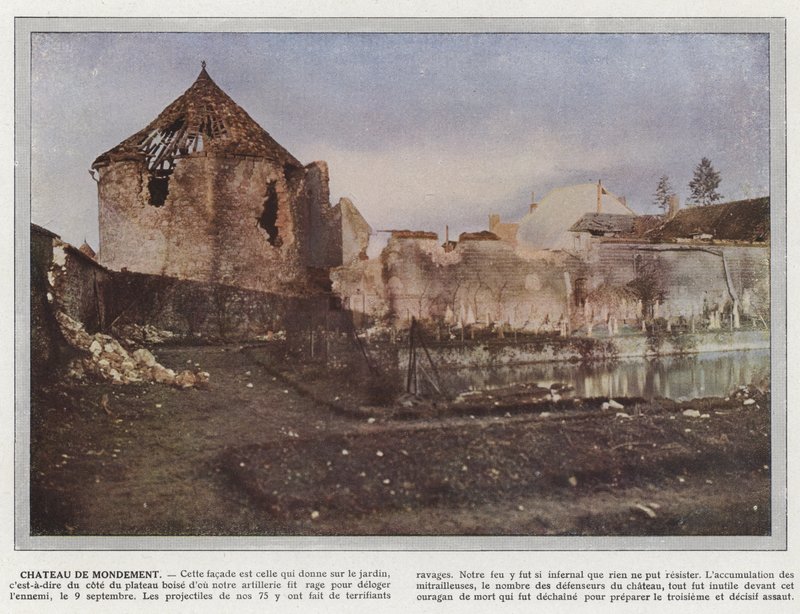 Chateau de Mondement af Jules Gervais Courtellemont