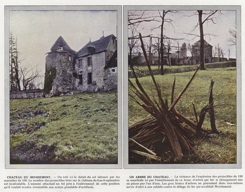 Chateau de Mondement, Et træ på slottet af Jules Gervais Courtellemont