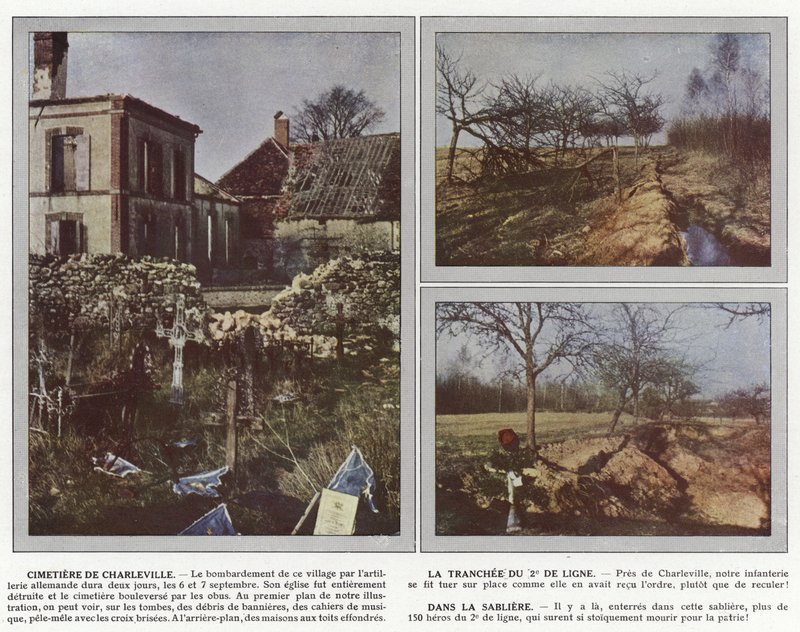 Charleville Cemetery, La Tranchee du 2e de Ligne, I Sabliere af Jules Gervais Courtellemont