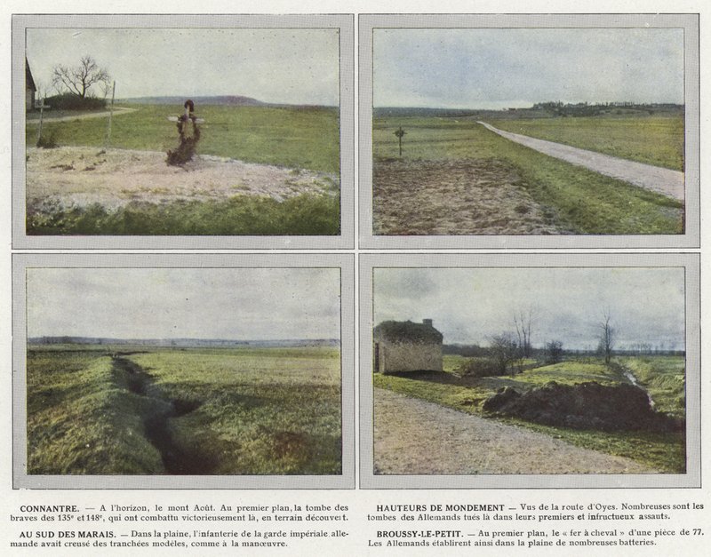 Connantre, Heights of Mondement, syd for marsken, Broussy-le-Petit af Jules Gervais Courtellemont