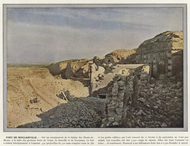 Fortet Moulainville af Jules Gervais Courtellemont