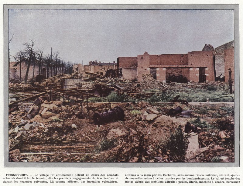 Frignicourt af Jules Gervais Courtellemont