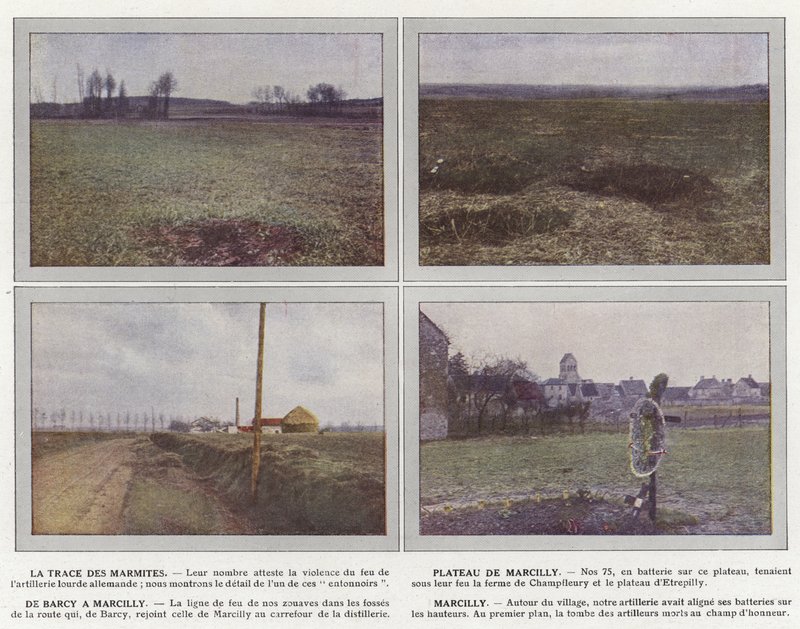 La Trace des Marmites, Plateau de Marcilly, De Barcy og Marcilly, Marcilly af Jules Gervais Courtellemont
