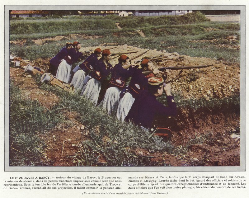 De 2. Zouave ved Barcy af Jules Gervais Courtellemont