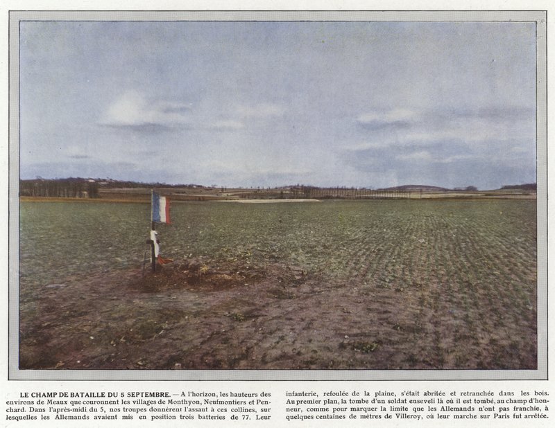 Slagmarken den 5. september af Jules Gervais Courtellemont