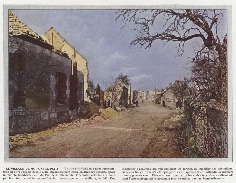 Landsbyen Morains-le-Petit af Jules Gervais Courtellemont