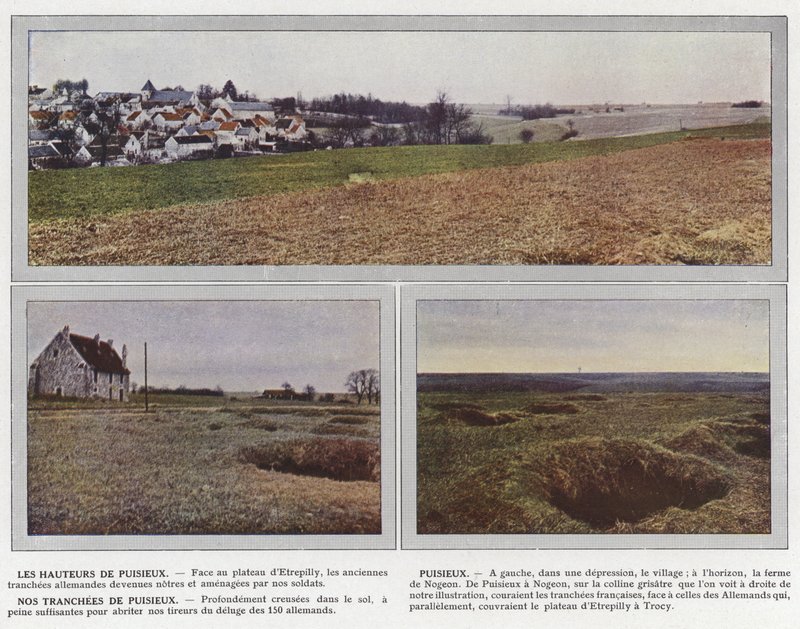 Højderne af Puisieux, Puisieux, Vores Tranches af Puisieux af Jules Gervais Courtellemont