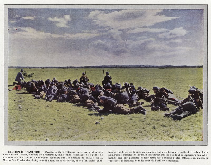 Infanteri Sektion af Jules Gervais Courtellemont