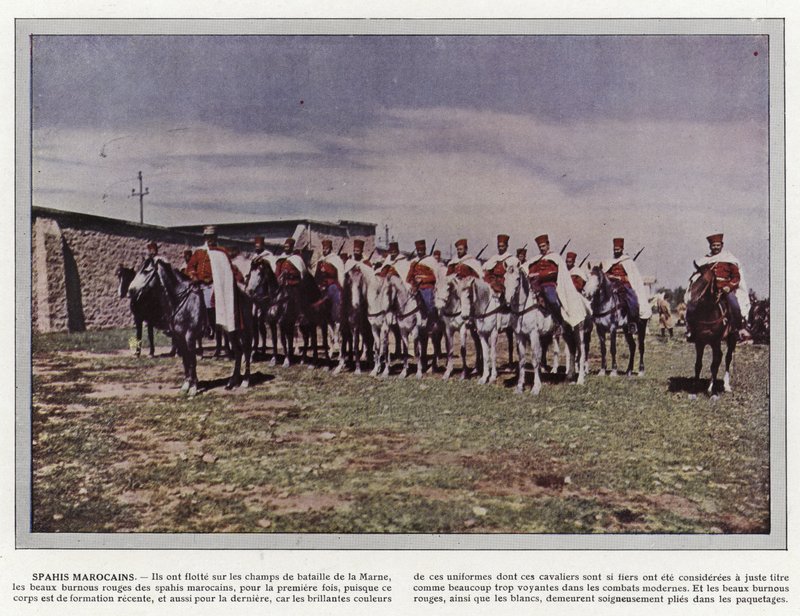 Marokkansk spahis af Jules Gervais Courtellemont