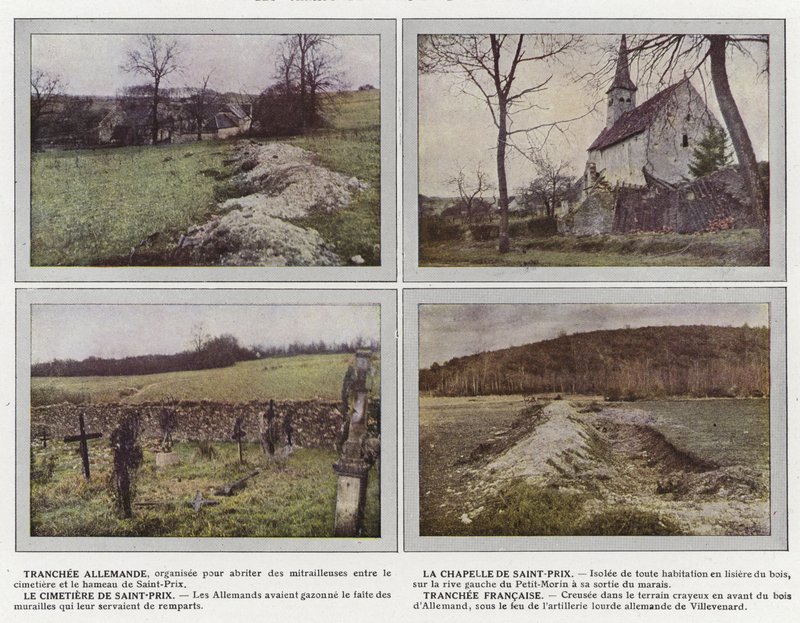 German Tranche, Saint-Prix Chapel, Saint-Prix Cemetery, French Tranche af Jules Gervais Courtellemont