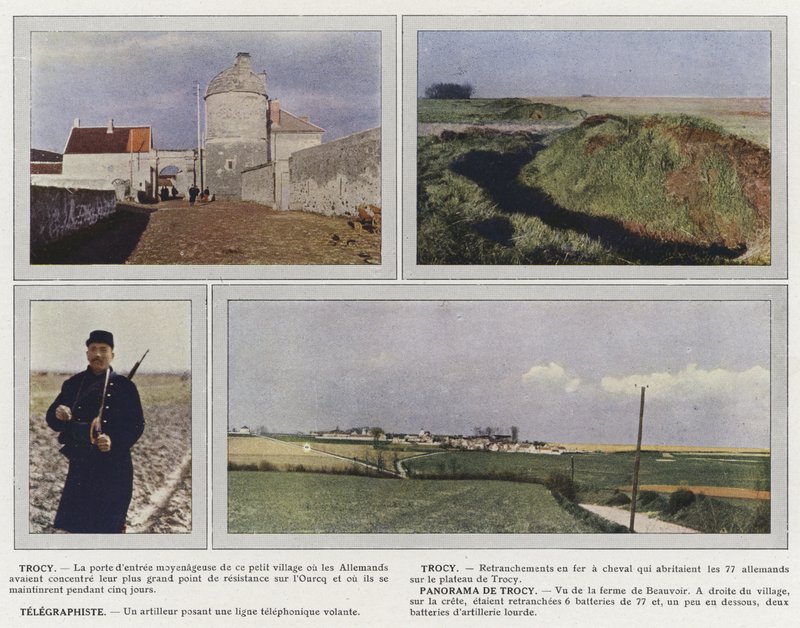 Trocy, Trocy, Telegraphiste, Panorama de Trocy af Jules Gervais Courtellemont