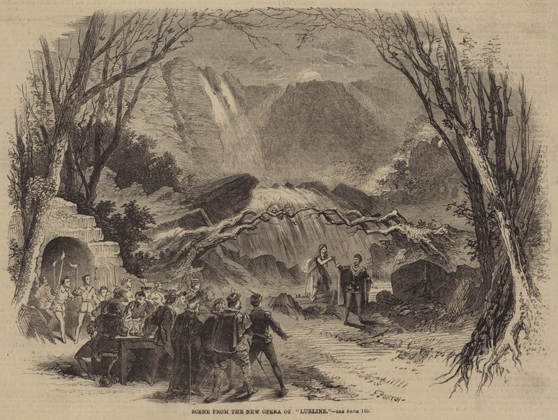 Scene fra New Opera of Lurline af Julian Portch