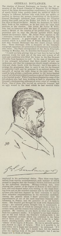 General Boulanger af Julius Mandes Price