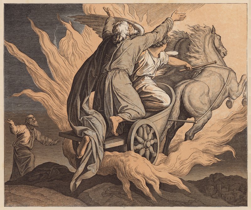 Oversættelsen af Elias, 2. Kongebog, II af Julius (after) Schnorr von Carolsfeld