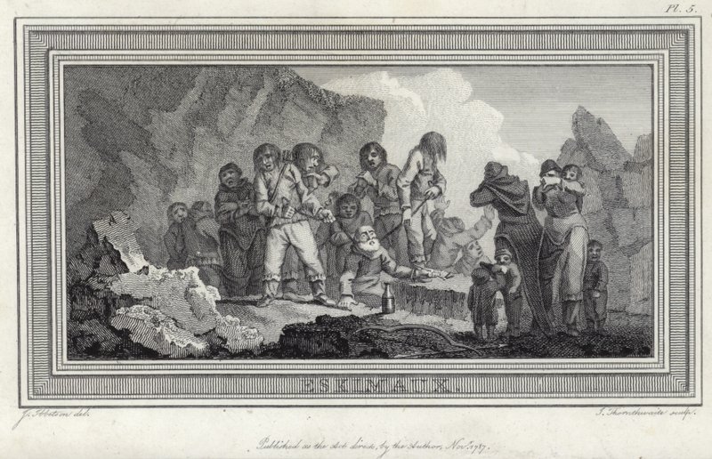 eskimoer af Julius Caesar Ibbetson