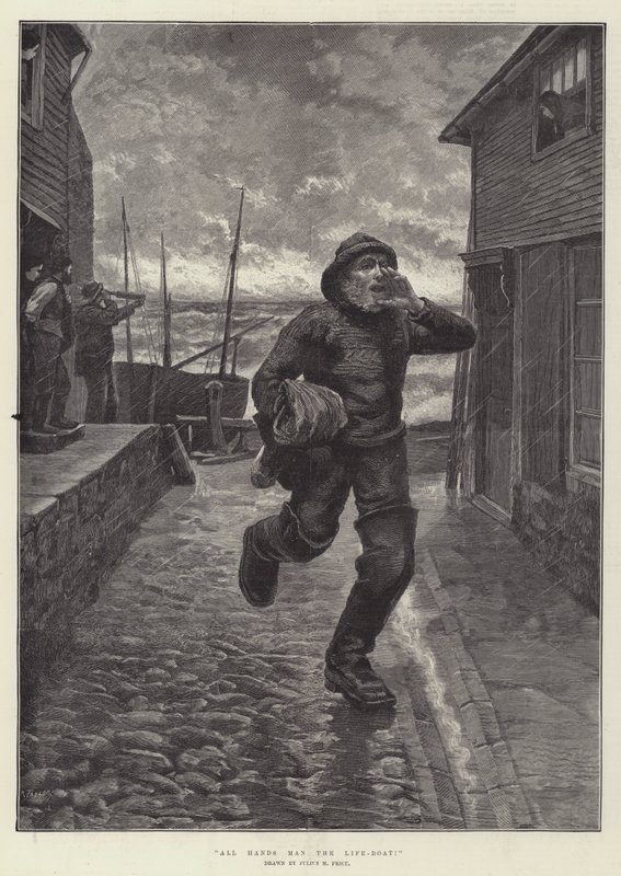 All Hands Man The Life-Boat! af Julius Mandes Price