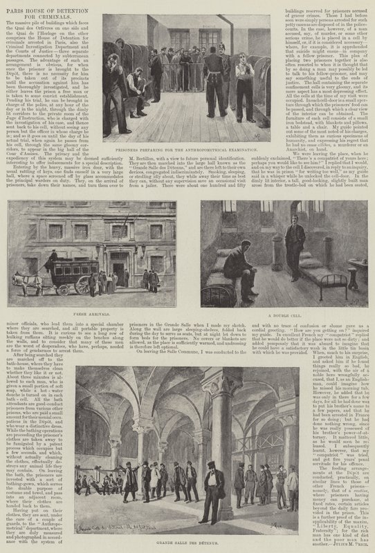 Paris House of Detention for kriminelle af Julius Mandes Price