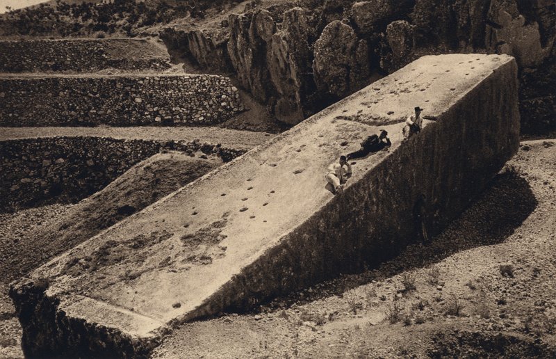 Baalbek, Den Store Sten (s/h foto) af Karl Grober