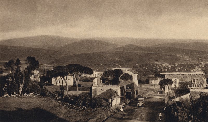 Udsigt over Beirut (s/h foto) af Karl Grober