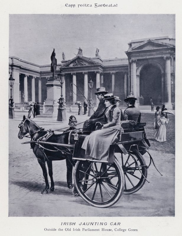 Irsk Jaunting Car (s/h foto) af Karl Karlovich Piratsky