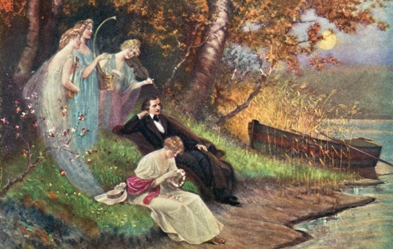 Schumann og hans muser af Karl or Carl the Younger Schweninger