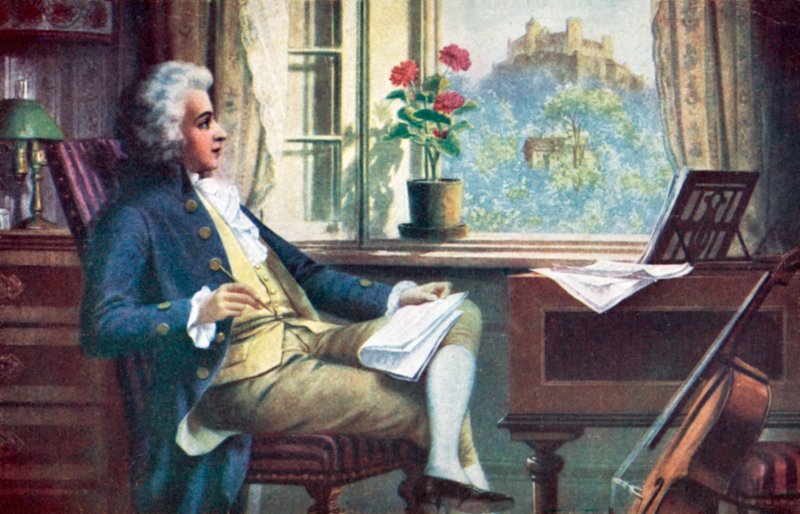 Wolfgang Amadeus Mozart, af Karl or Carl the Younger Schweninger