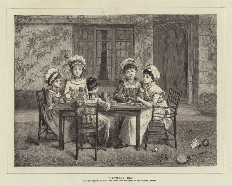 Fødselsdag te af Kate Greenaway