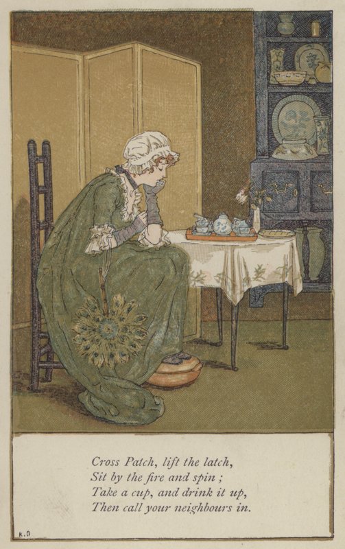 Cross Patch, løft låsen af Kate Greenaway