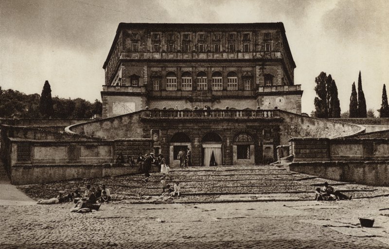 Italien: Caprarola, Palazzo Farnese (s/h foto) af Kurt Hielscher