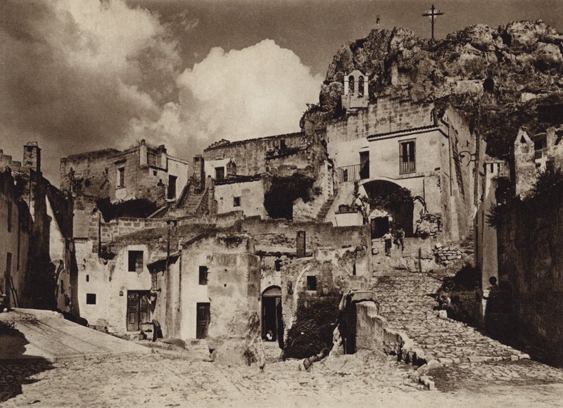 Italien: Matera, Puglie (s/h foto) af Kurt Hielscher