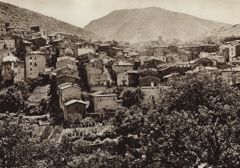 Italien: Scanno, Abruzzi (s/h foto) af Kurt Hielscher