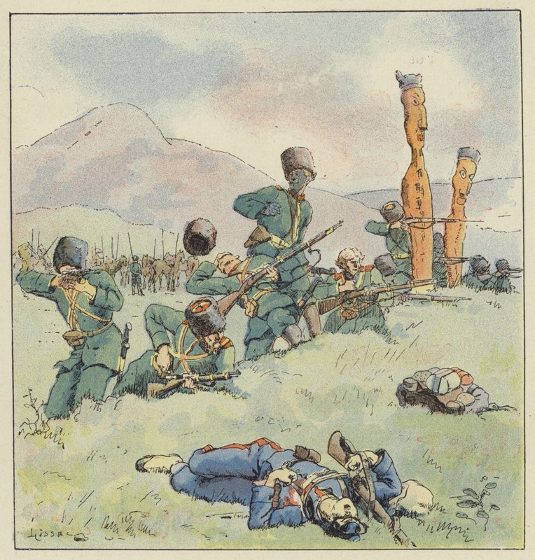 Angreb på Andjou-garnisonen af L. Malespine