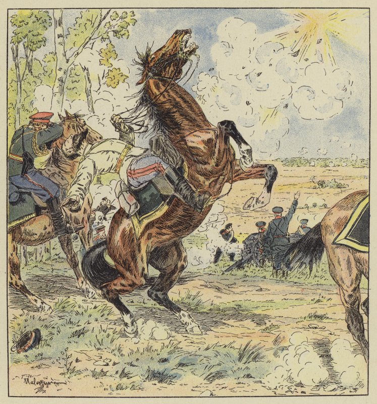 Mort af general Keller af L. Malespine