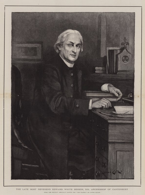 Den afdøde ærkebiskop af Canterbury, Edward White Benson, DD af Lance Calkin