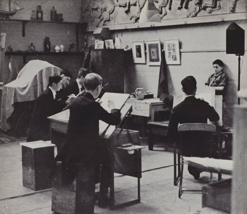Tegneskole, Eton (s/h foto) af Laszlo Moholy Nagy