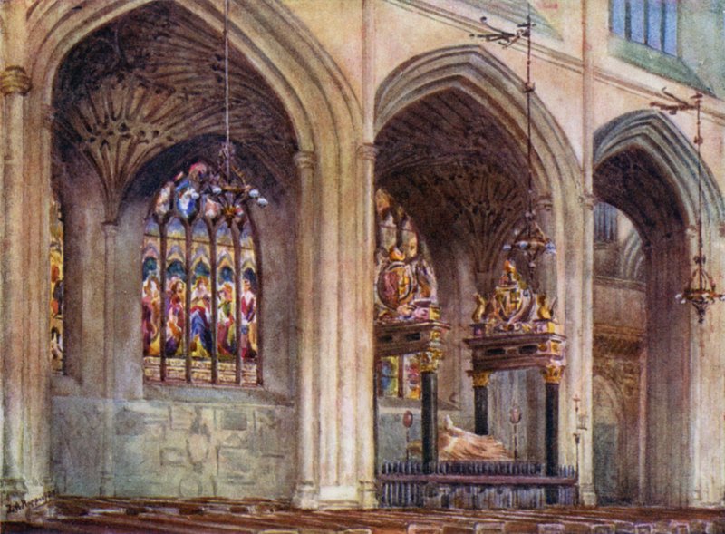 Bath Abbey, biskop Montagues grav af Laura Annie Happerfield