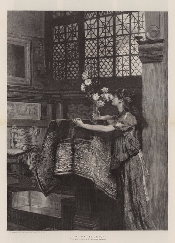I mit atelier af Lawrence Alma Tadema