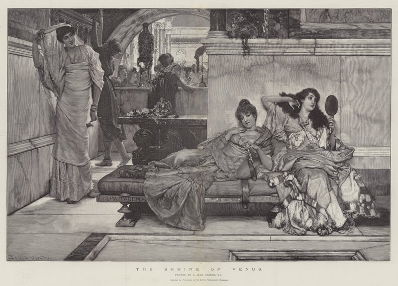 Venus helligdom af Lawrence Alma-Tadema