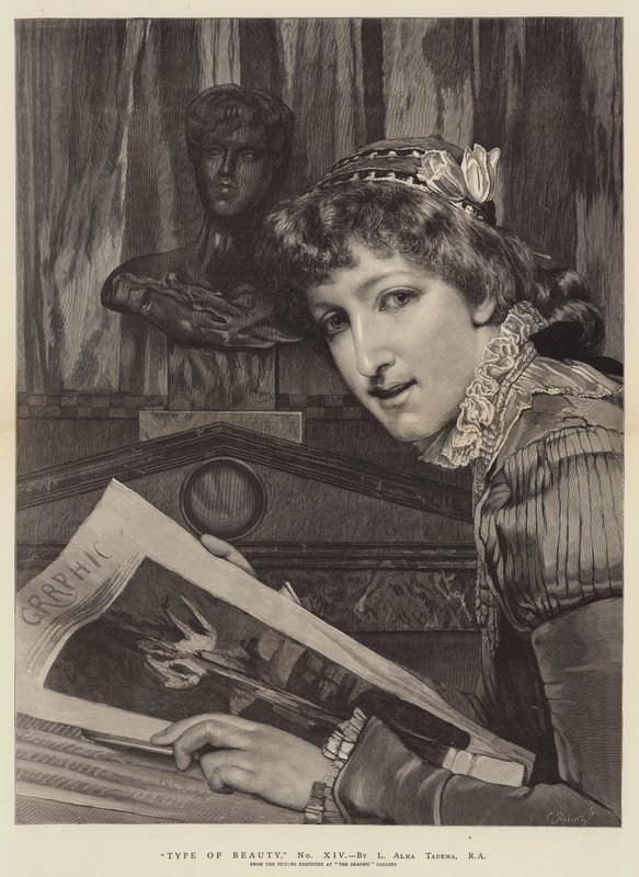 Skønhedstype, nr. XIV af Lawrence Alma Tadema