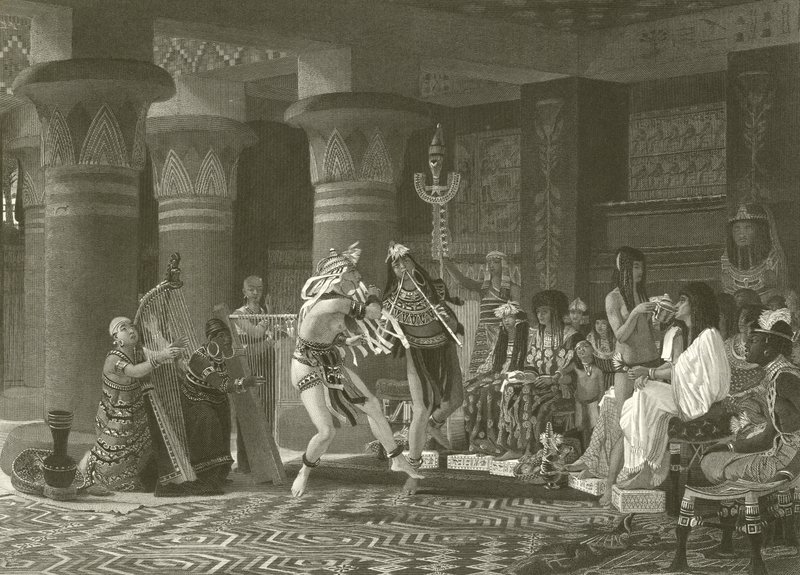 Tidsfordriv i det gamle Egypten af Lawrence Alma Tadema