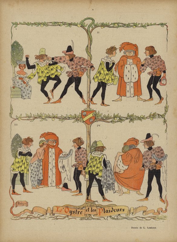 Illustration til Le Rire af Leon Lebegue