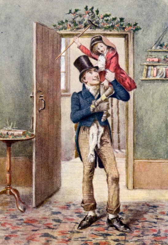 Illustration til A Christmas Carol af Leonard Skeats