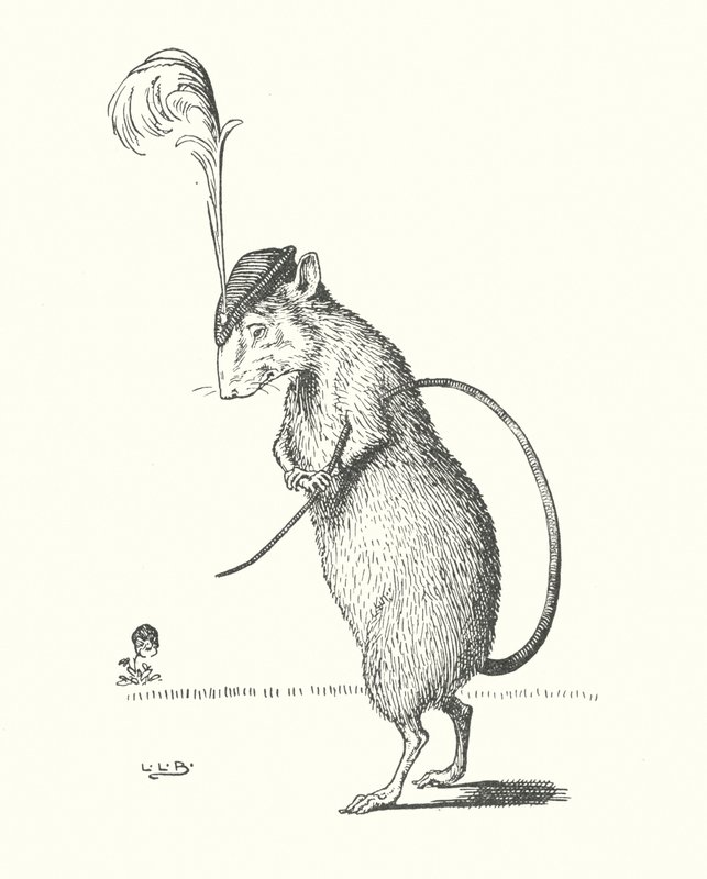 Og rotten havde en fjer i sin hat (litografi) af Leonard Leslie Brooke